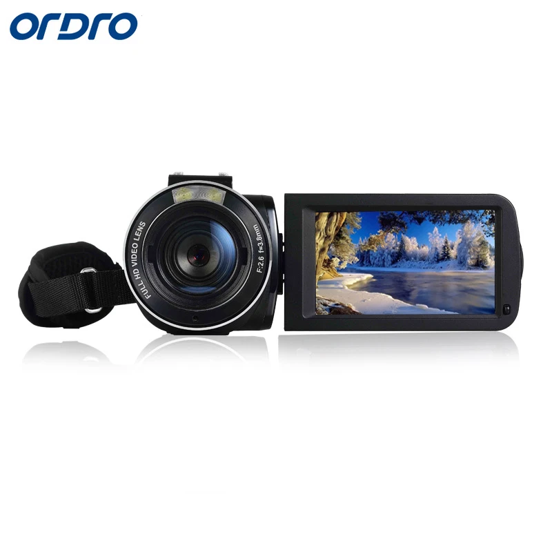 ORDRO цифровая видеокамера HDV Z20 1080 P 30fps Full HD Встроенный Wi Fi пульт дистанционного