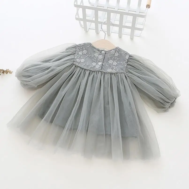 Коллекция 2018 года весенне-осенняя одежда для новорожденных младенца платье