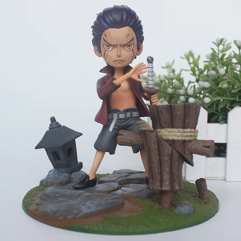 Аниме одна деталь пластиковая фигурка михоук 1/8 молодых детей Ver. Dracule Mihawk ПВХ