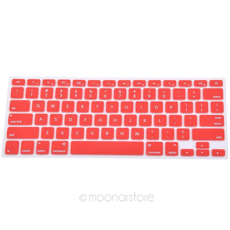 9 цветов, силиконовый чехол для клавиатуры, защитный чехол для Apple Macbook Pro MAC 13 15 Air 13, мягкие наклейки на клавиатуру