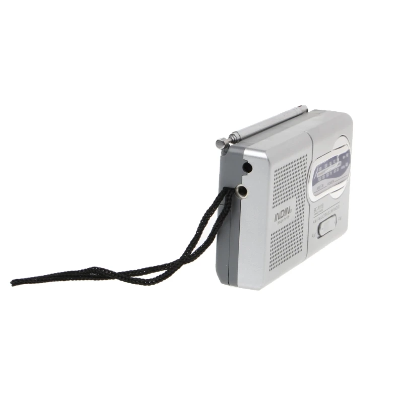 BC-R119 портативное мини-радио 2-полосный AM FM Всемирный приемник Выдвижная антенна DC 3V