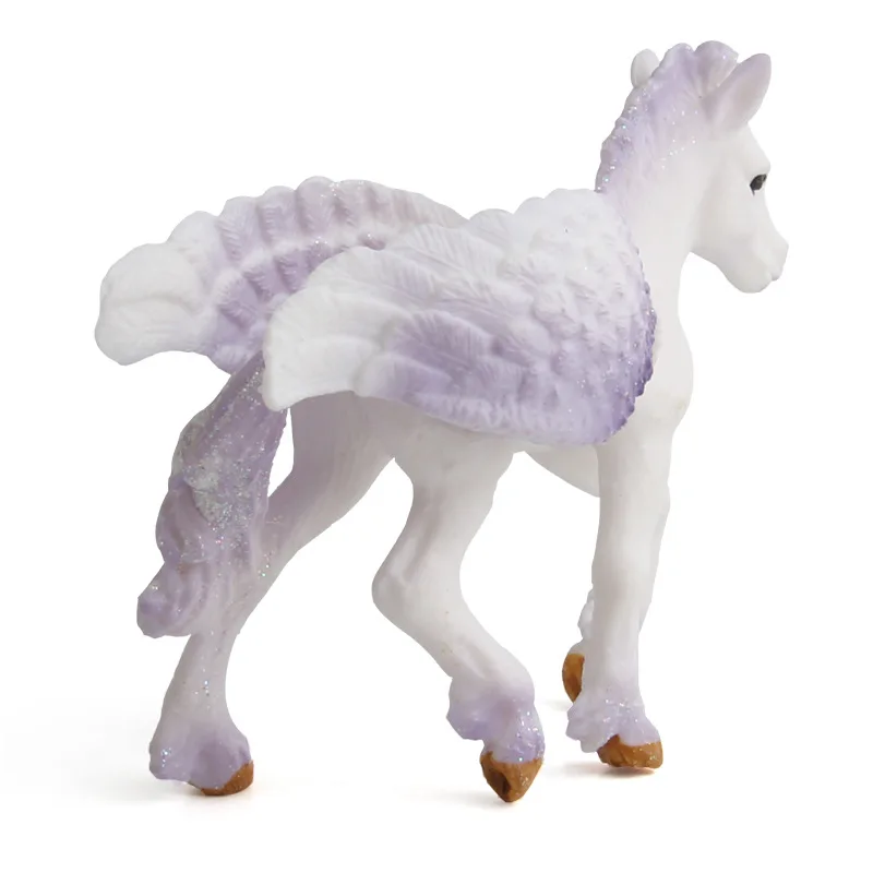 Фигурки героев единорога Pegasus Elf фигурки миниатюрные животные Tenma модель для
