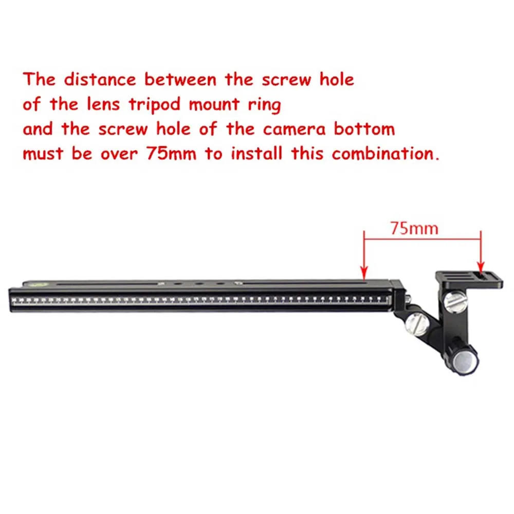 250 мм QR Базовая пластина + TH-01 держатель для телеобъектива штатива | Электроника