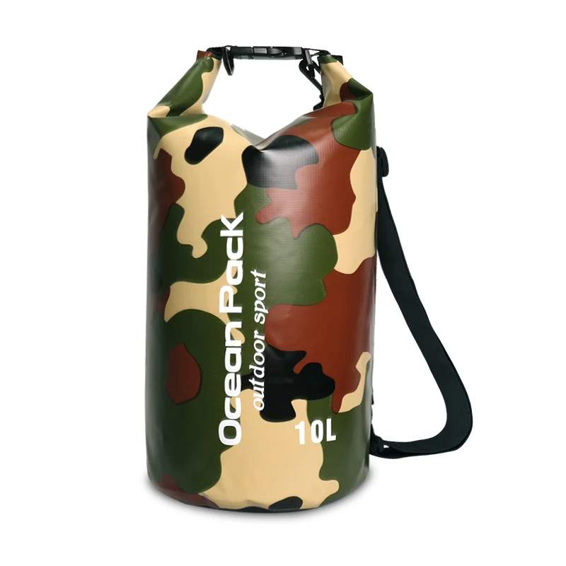 Водонепроницаемый камуфляжный рюкзак из ПВХ 2 30 л|diving float|sport swim bagswaterproof dry bag |
