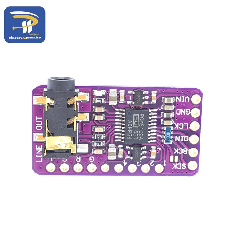 PCM5102 DAC IGS интерфейс декодер звуковая карта плата цифровой аудио GY-PCM5102 PHAT формат плеер модуль для Raspberry Pi