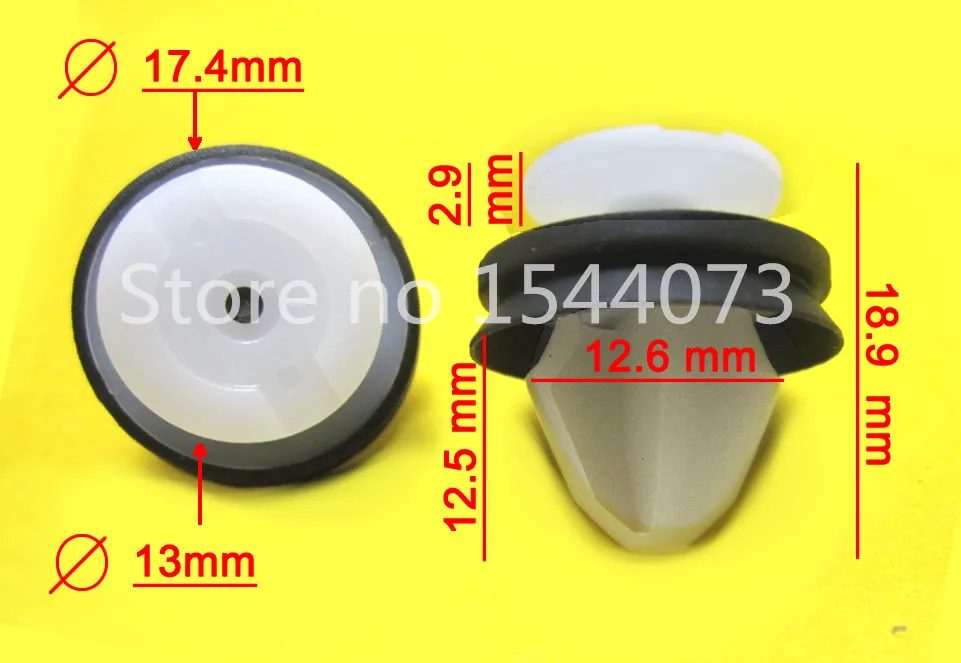 50 штук OEM Качество карта внутренней дверной панели отделкой зажимы для Peugeot 207 807