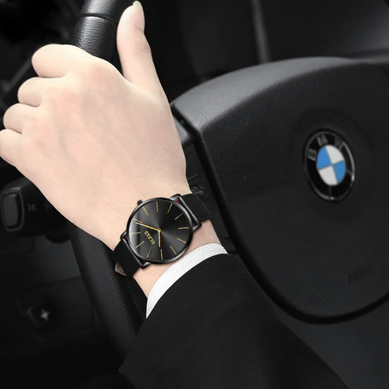 Olevs модного бизнеса кожа смотреть ультра тонкий Роскошные водонепроницаемые