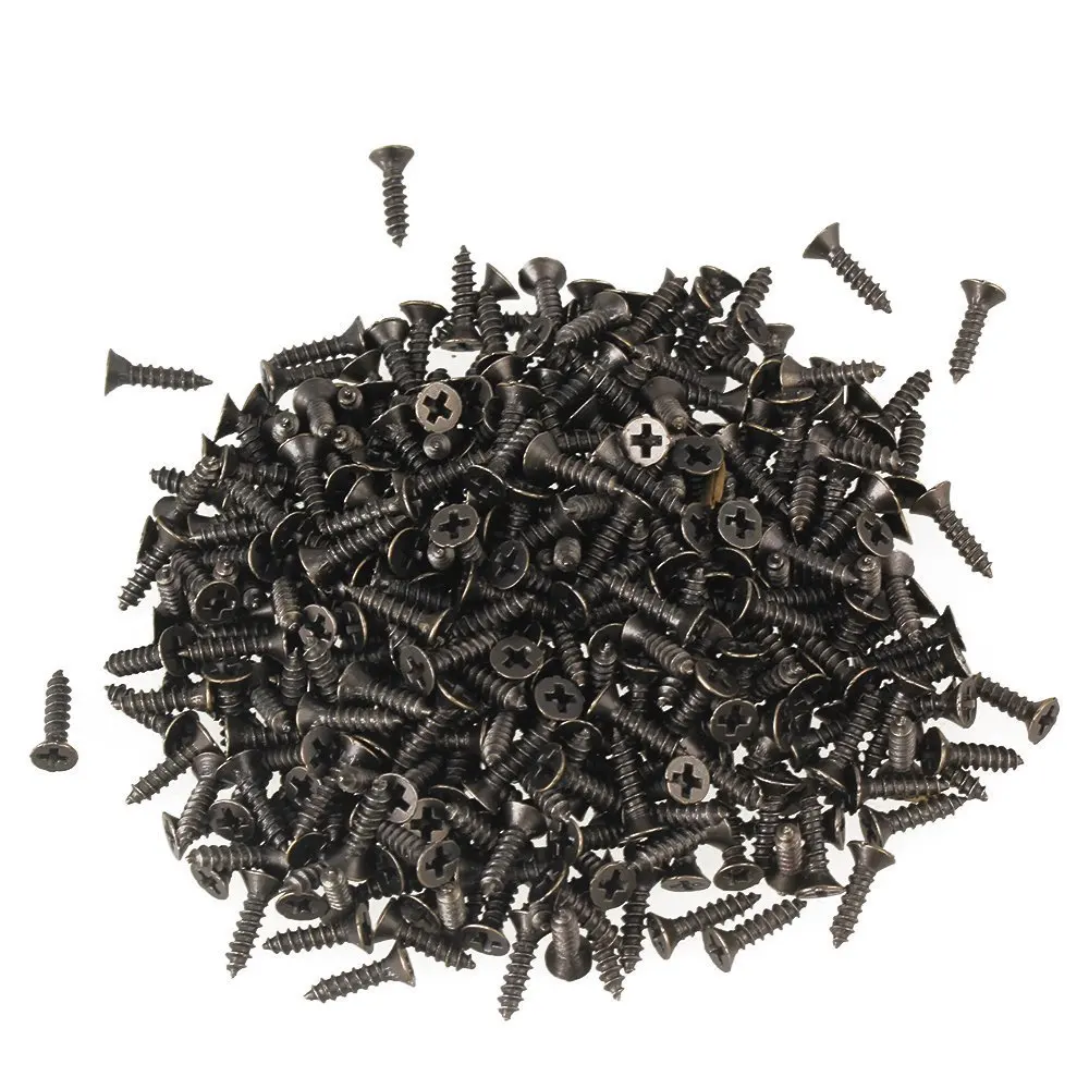 63 г зеленый бронзовый Железный саморезы с плоской головкой шурупы резьбой по