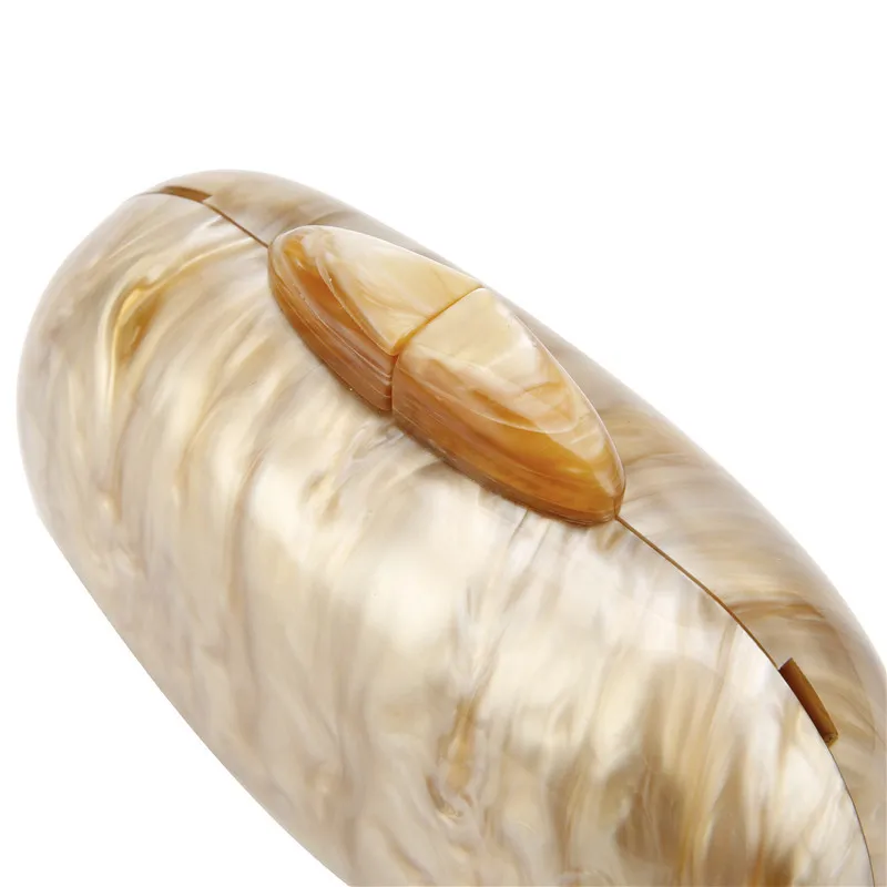 2019 эллиптическая акриловая сумка цвета шампанского для ужина пляжная модная