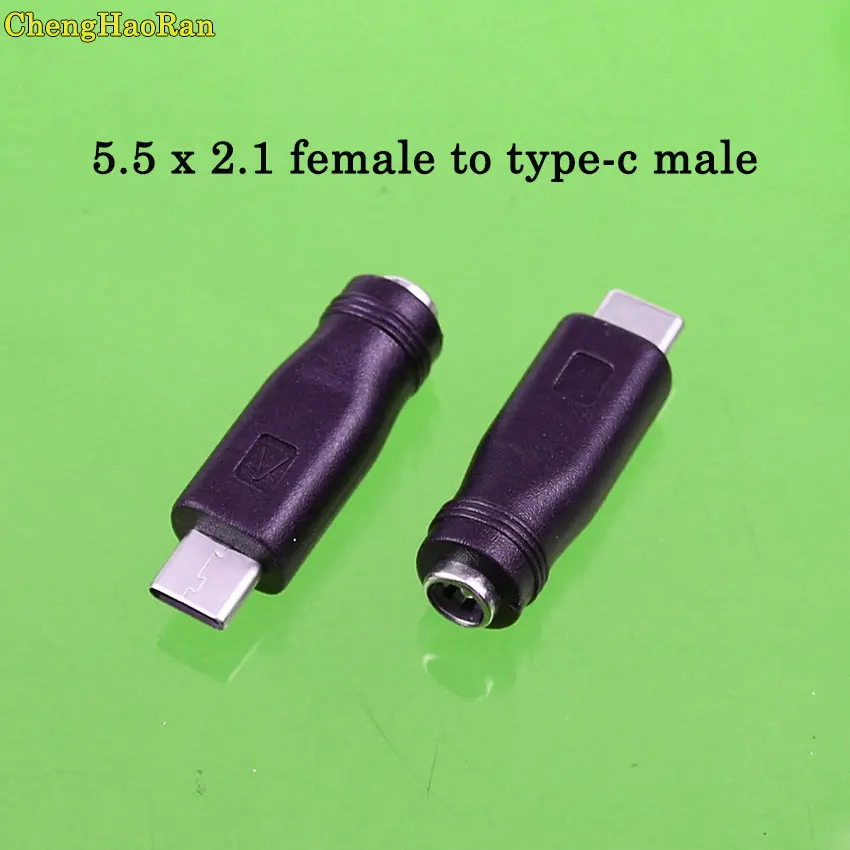 G ChengHaoRan DC type-c Женский до 5,5*2,1 женский/4,8*1,7/5,5*2,1 мм Мужской 5,5*2,1 до micro usb/type-c/для iphone разъем питания - Цвет: G