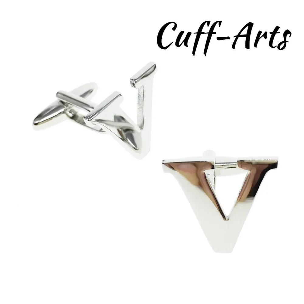 

Cuffarts 26 Letters DIY Cufflinks A-Z Alphabet Cuff links Personality Mix&Match Choose 2 Different Letters For Initials C10092