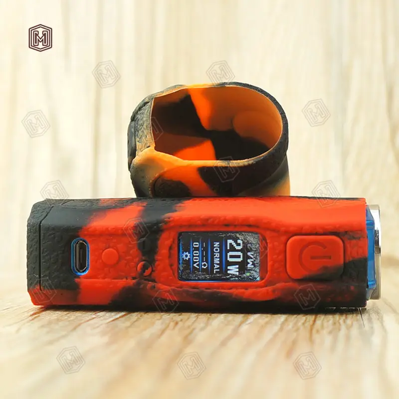 10 шт/20 шт/50 шт силиконовый чехол для HCIGAR Warwolf 80 Вт модный защитный с кожаными