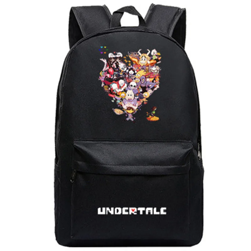 001 Undertale рюкзак Sans школьные ранцы для мальчиков и девочек школьные сумки для подростков Школьный рюкзак сумки-портфели для путешествий - Цвет: 001
