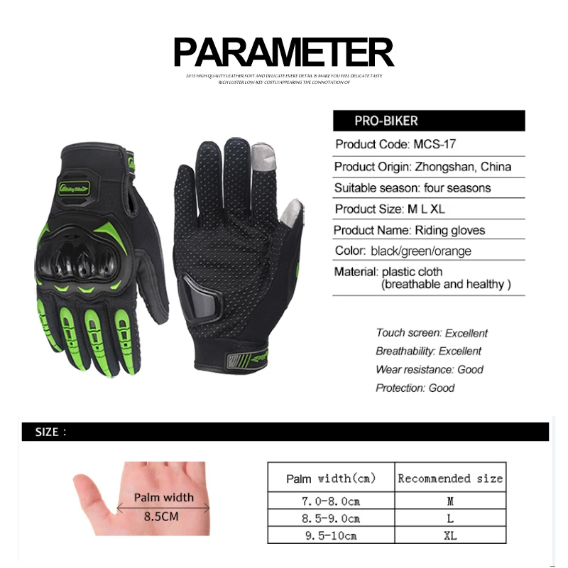 

Luva Motoqueiro Guantes Moto Motocicleta Luvas de moto Gants