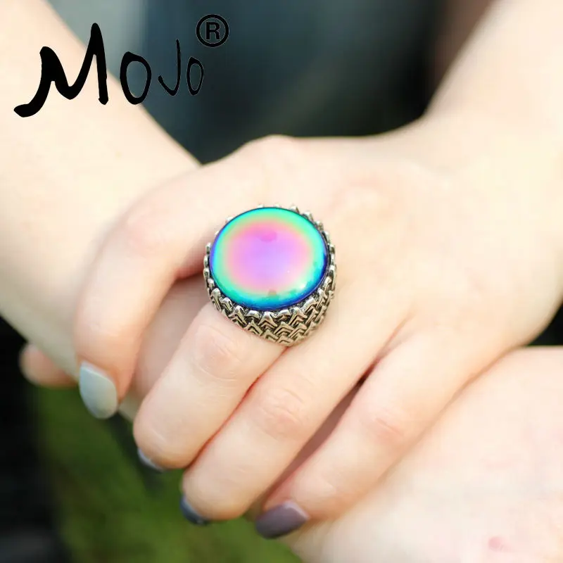 Винтажное богемное ретро кольцо Mojo с изменением цвета | Украшения и аксессуары