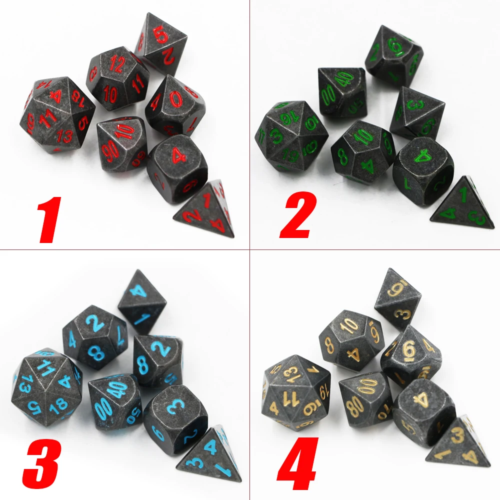 IMDG 7 шт./компл. креативные игровые кости для ролевых игр многогранные