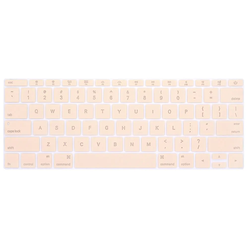Pink 1" клавиатура кожа клавиатура пленочная клавиатура чехол для ноутбука универсальный для Macbook 12" клей прочный - Цвет: Pink