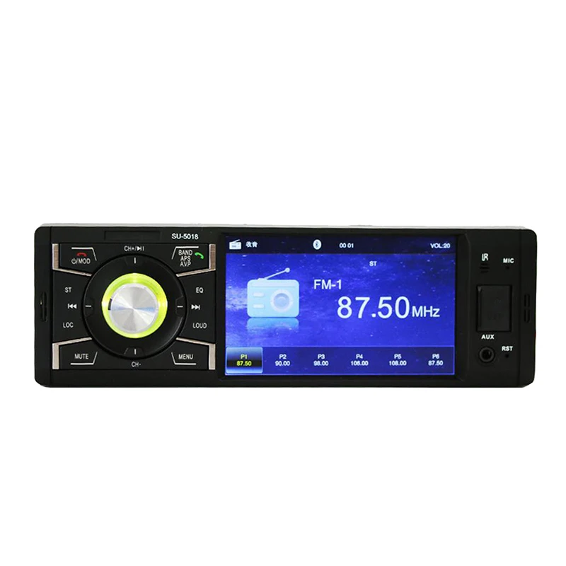 HD цифровой Экран FM MP3 MP4 плеер изображение при движении задним ходом SD USB Зарядное