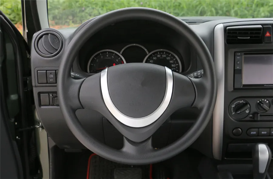 YAQUICKA подходит для Suzuki Jimny 2015 отделка на руль автомобиля Стайлинг Блестки U Тип