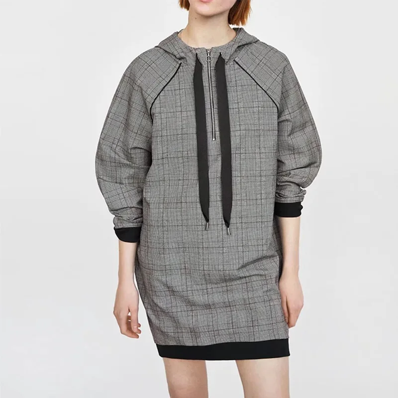 Lionstill Для женщин спортивный костюм Толстовка Мини-платья Весна Повседневное в