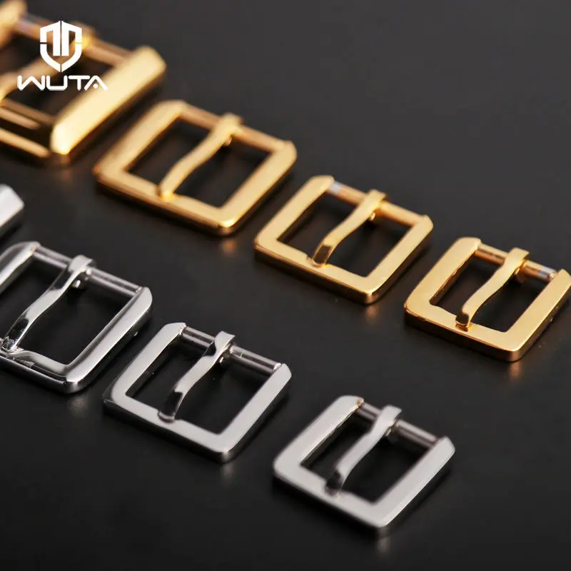 WUTA Complete polishing Stainless Steel Pin Buckle Metal End Bar Leather Belt Strap DIY Craft Accessories|Пряжки и крючки| |