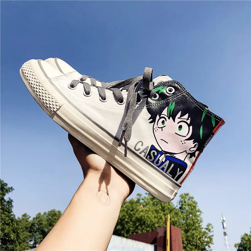 Мужская обувь Новинка 2019 года сезон лето мужская с персонажами из мультфильмов