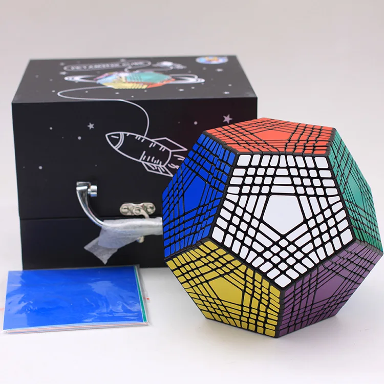 2018 Shengshou Tegaminx Головоломка Куб 12 граней профессиональный 9x9x9 ПВХ & матовая наклейки
