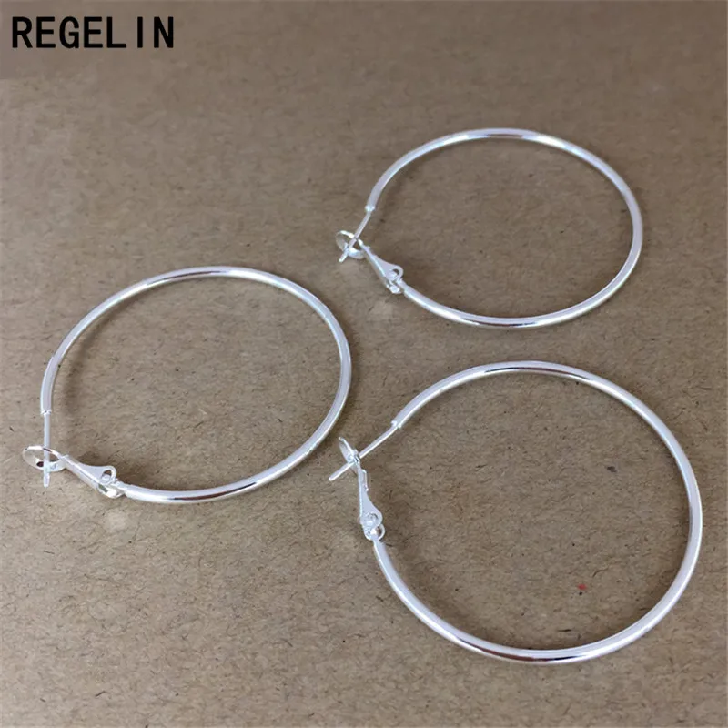 REGELIN 10 шт./лот серьги-кольца Cilcles для женщин Идеальный полированный круг серьги Модные ювелирные изделия