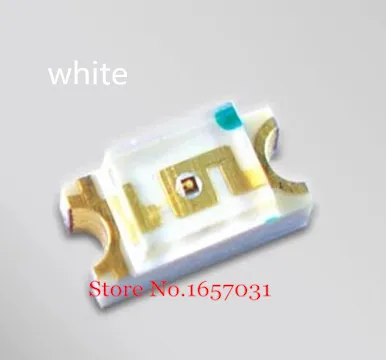 100 шт. SMD 1206 Белый светодиодный smd холодный белый супер яркий диодный светильник