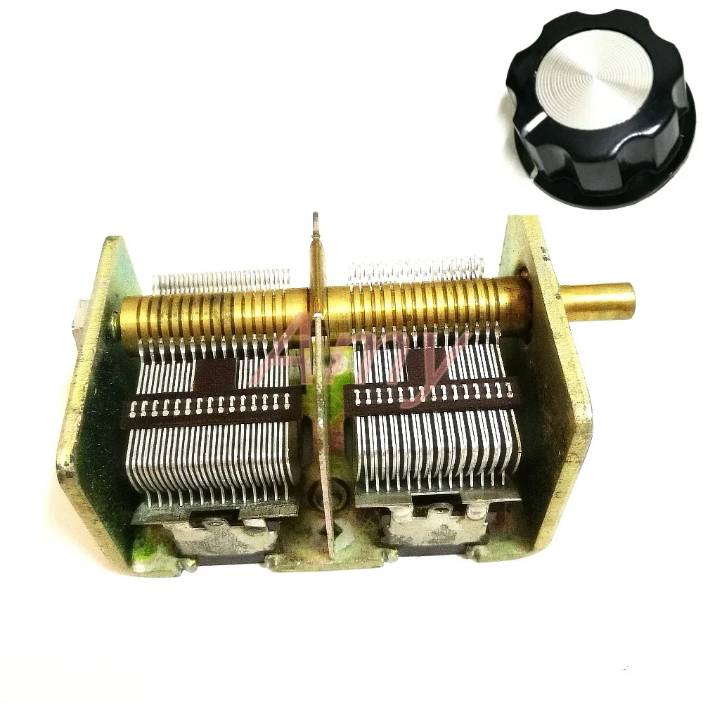 

New people make type 246 2*460PF radio dual variable capacitor