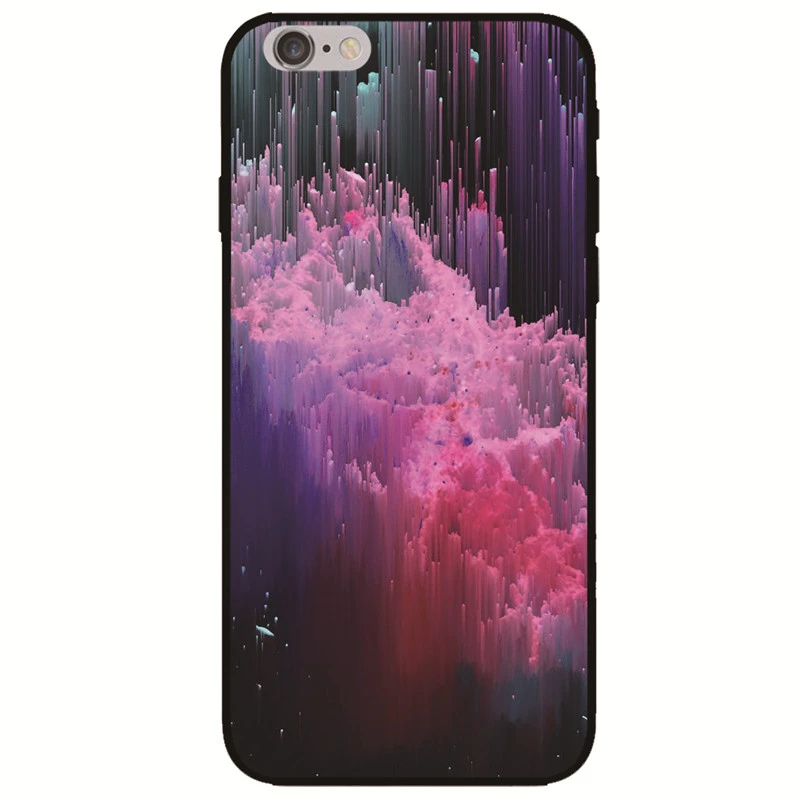 Aurora Wonderland Nebula Mirage Magic мягкий силиконовый черный чехол для телефона из ТПУ Iphone 5s SE 6