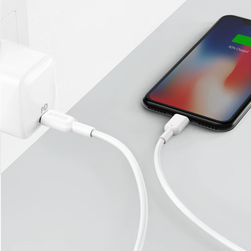 Anker USB C к кабелю Lightning, Apple MFi сертифицирован, power Line II для iPhone X/XS/XR/XS Max/8/8 Plus, поддерживает доставку питания