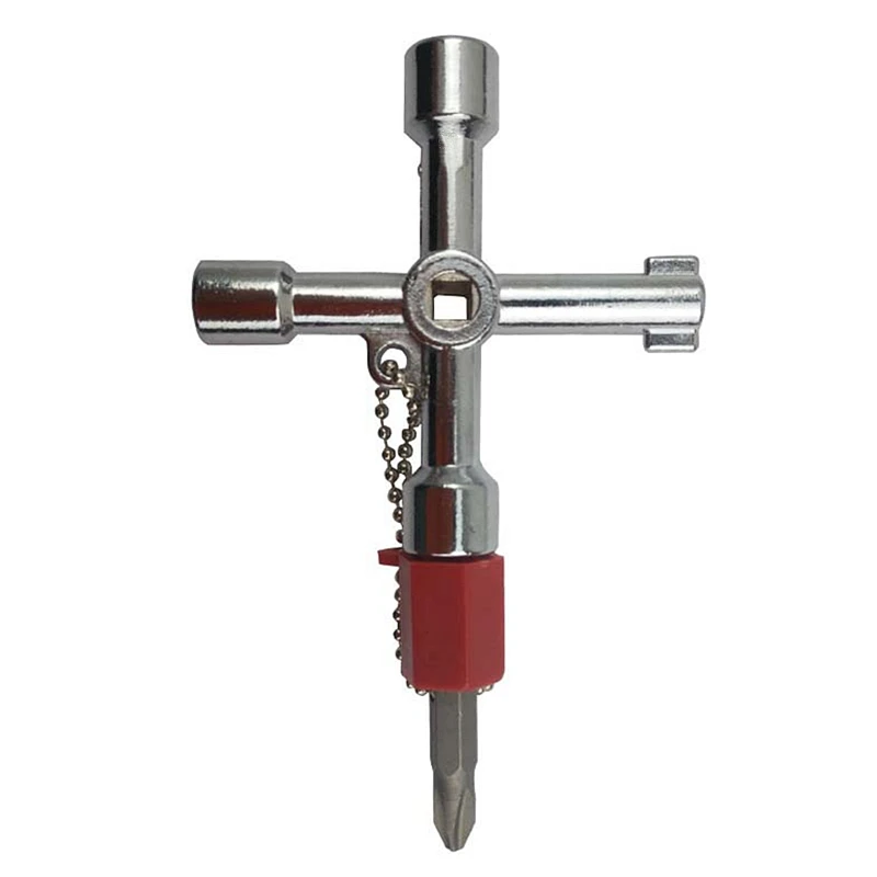 

Многофункциональный ключ, треугольный ключ, квадратная Отвертка 5 в 1 из цинкового сплава для поезда, высокоскоростная направляющая