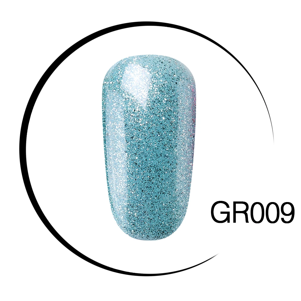 GR009 Elite99 Гель-лак для ногтей высокого качества для маникюра, салонов, 10 мл, зеленый цвет, отмачиваемый органический УФ-светодиодный Гель-лак для ногтей - Цвет: GR009