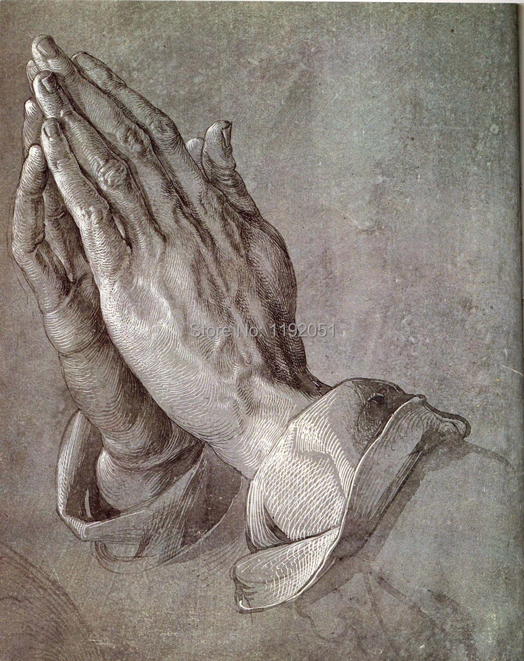 

Canvas painting mural prints Albrecht Durer praying hand masterpiece reproduction vintage style