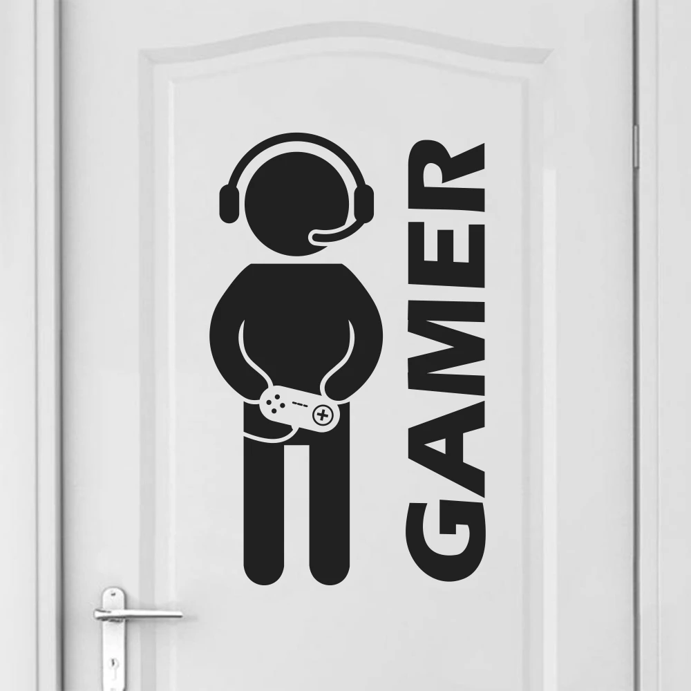 

Most Popular Gamer Wall Sticker Video Game Home Decor Living Room Kids Room Boys Room Decoration