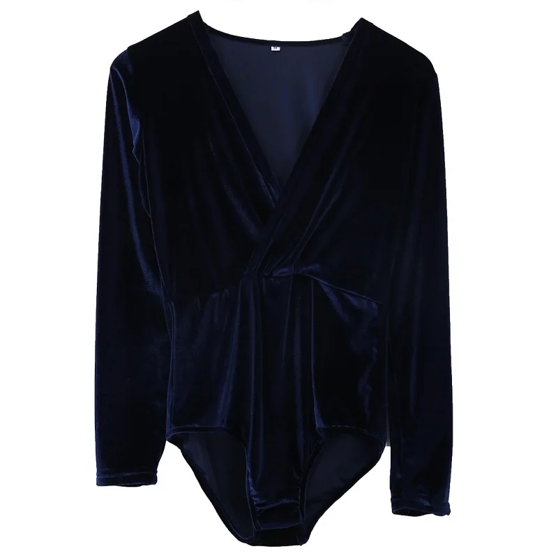 Женская бархатная блузка с глубоким V образным вырезом|shirt patch|shirt neckshirt plus |