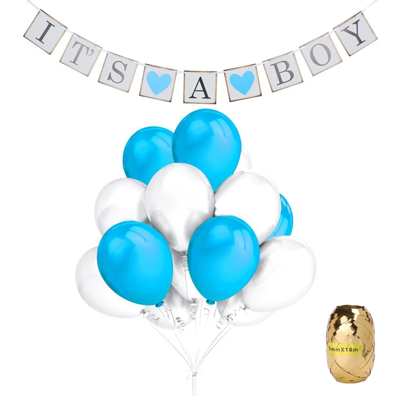 Детский праздничный набор конфетти с воздушным шаром It a boy 2019|Воздушные шары и