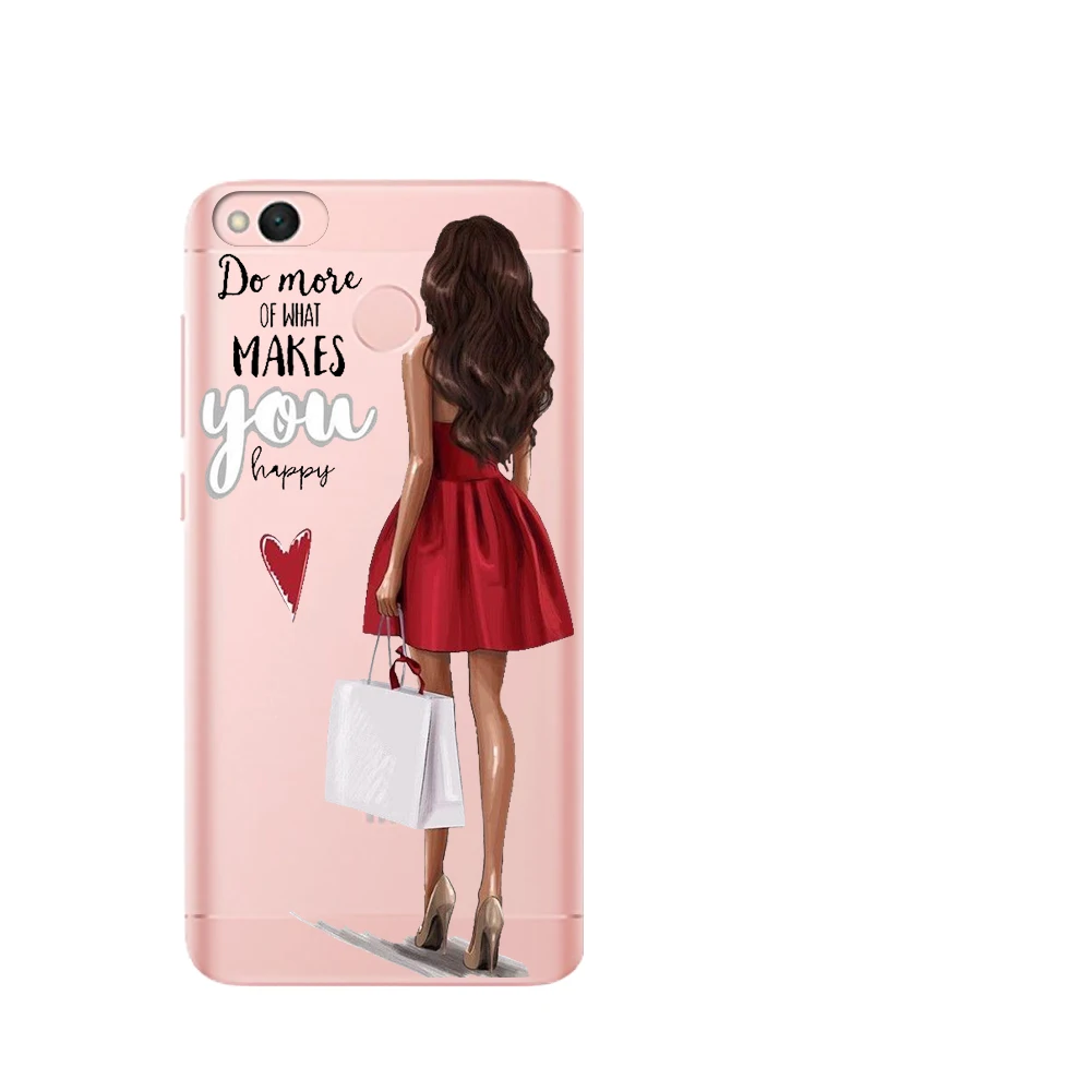 Чехол для телефона Xiaomi Redmi 6 6A 5A 4 4A 4X Mi 8 9 5X мягкий силиконовый чехол Etui принцессы на