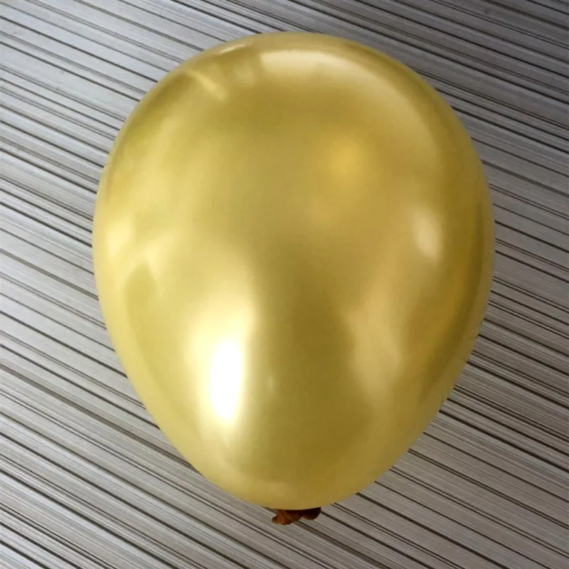 gold 200 шт, утолщенные стандартные цвета, Круглый латексный шар на день рождения, свадебное украшение, воздушный шар в форме сердца, градация, 5 дюймов, круглый воздушный шар - Цвет: gold
