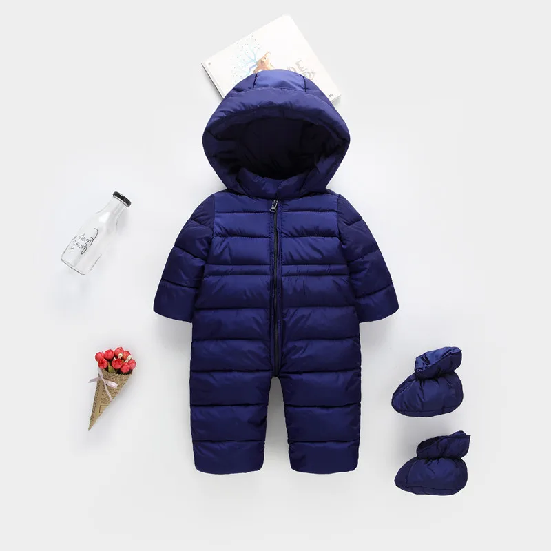 2018 весенне-зимний комбинезон для новорожденных зимняя одежда пальто мальчиков