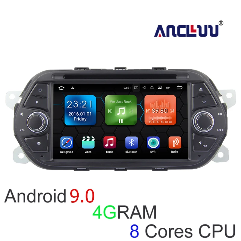 4G RAM Android 9 0 Автомобильный DVD плеер для FIAT TIPO EGEA 2015 2016 2017 автомобильный Радио GPS