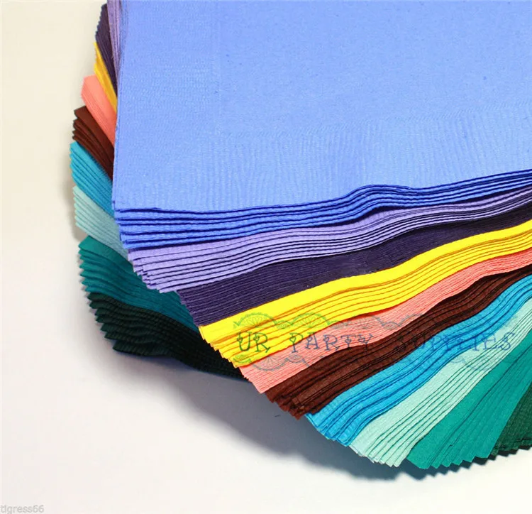 Бесплатная доставка 2000 шт. коралловый Бумага салфетки многое другое Цвета