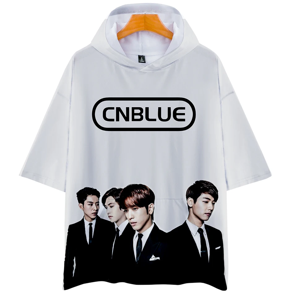 Модные корейские толстовки Kpop CNBlue с 3D принтом рубашки в стиле Харадзюку