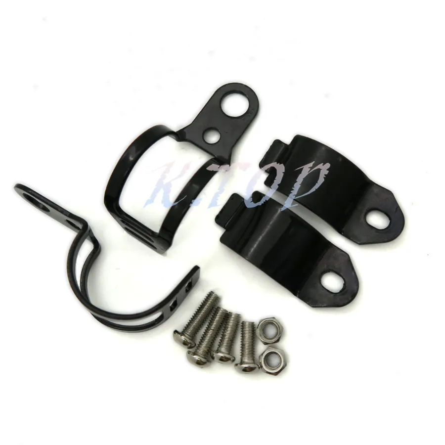 Черные патроны для сигналов поворота указатели фары + кронштейны вилка крепление