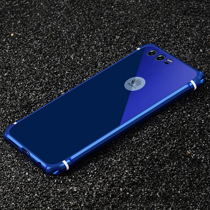 Luxury for Huawei P10 Case 2 in 1 Slim Metal Frame + Acrylic Back Cover Plus Anti-knock Anti-scratch Hard Housing |