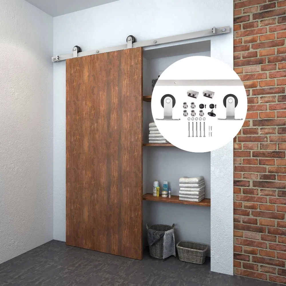 4.9 футов/6 футов из нержавеющей стали|barn sliding door hardware|sliding hardwaredoor hardware |