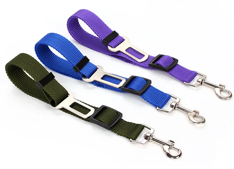 Pet Dog Supplies Safety Lever Auto Traction Products Vehicle Car Seat Belt Puppy Seatbelt Harness Lead Clip |
