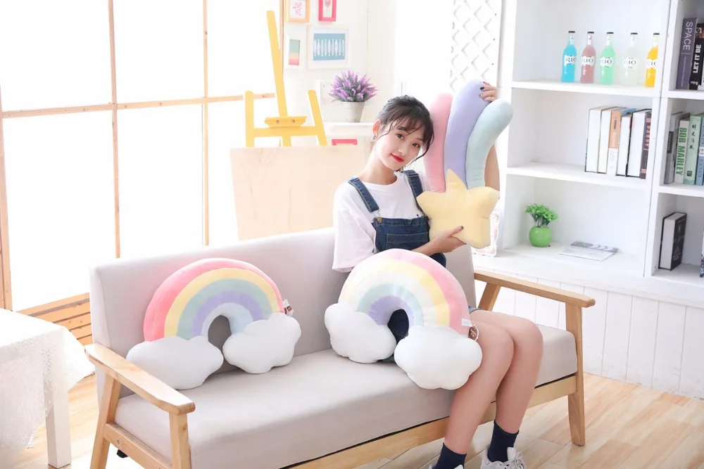 Оптовая продажа плюшевая игрушка Kawaii Sky Series детская подушка для сна мягкая