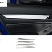 4pcslot car sticker stainless steel interior door armrest decoration cover for 2018 2019 honda accord 10th mk10 car accessories